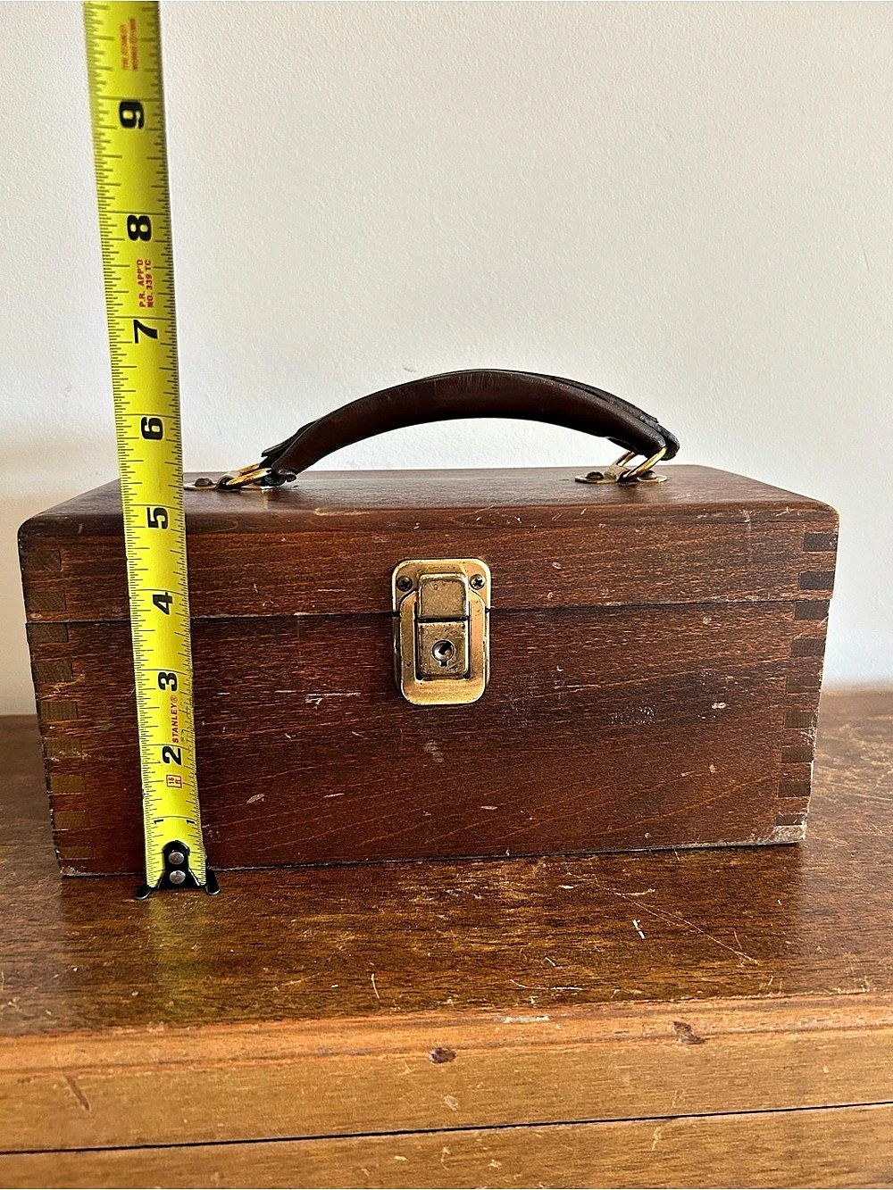 Vintage Nega File Wooden Slide Storage Box W/ Dovetail Construction - Picture 5 of 8